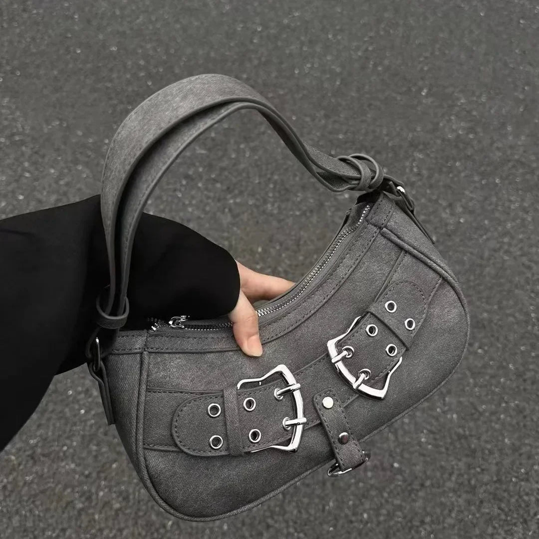 American sweet and cool babes fashion niche armpit bag premium bag women's 2024 new casual and versatile shoulder bag
