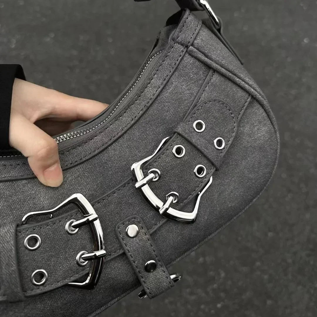 American sweet and cool babes fashion niche armpit bag premium bag women's 2024 new casual and versatile shoulder bag